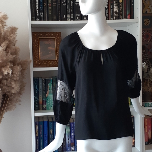 Collective Concepts Tops - Collective concepts Boldizar lace detail blouse